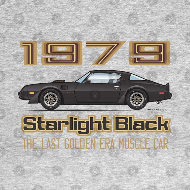 Factory Colors-Starlight Black w. Gold Graphics by ArtOnWheels